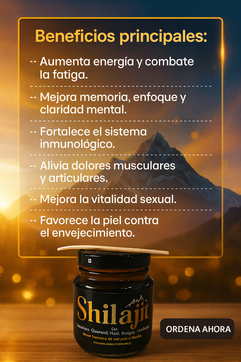 Shilajit jalea 125ml - original con invima